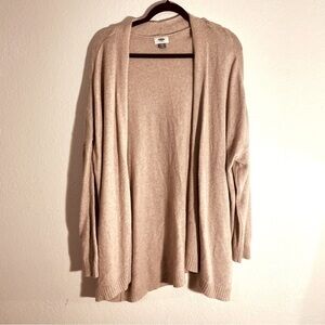 Old Navy woman's XXL brwn Open-Front Cardigan stretch casual everyday staple